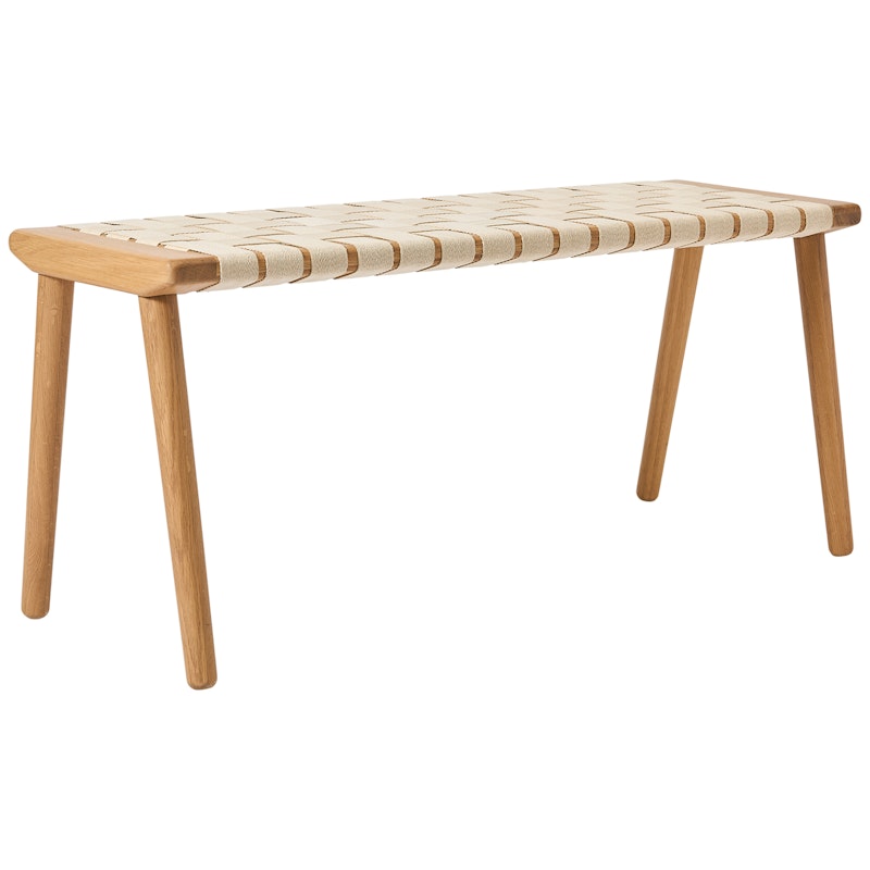 Seat Bænk, Hvid Pigmenteret Eg