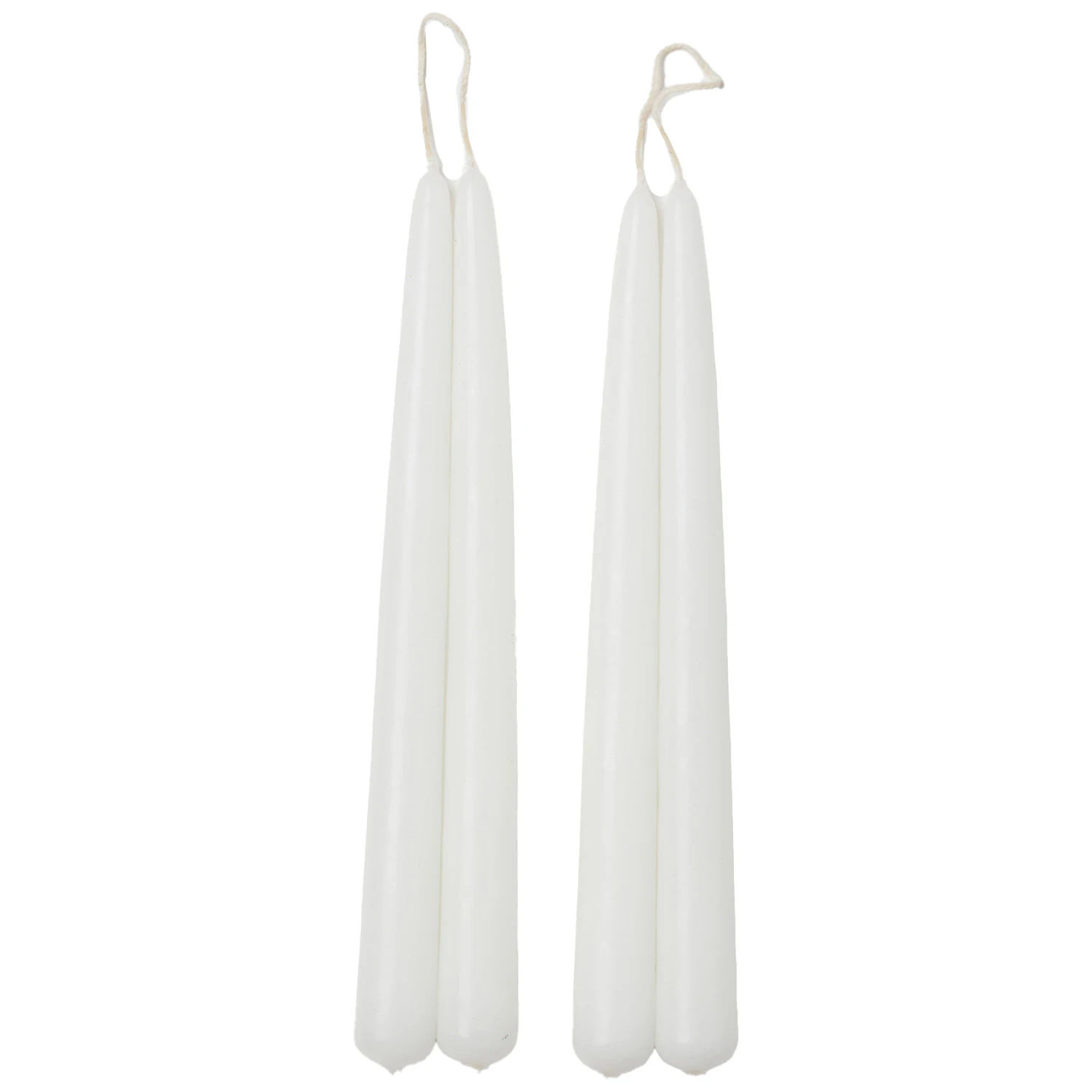 Applicata Blossom Stearinlys 4-pak e - Lys Paraffin Hvid - BC15