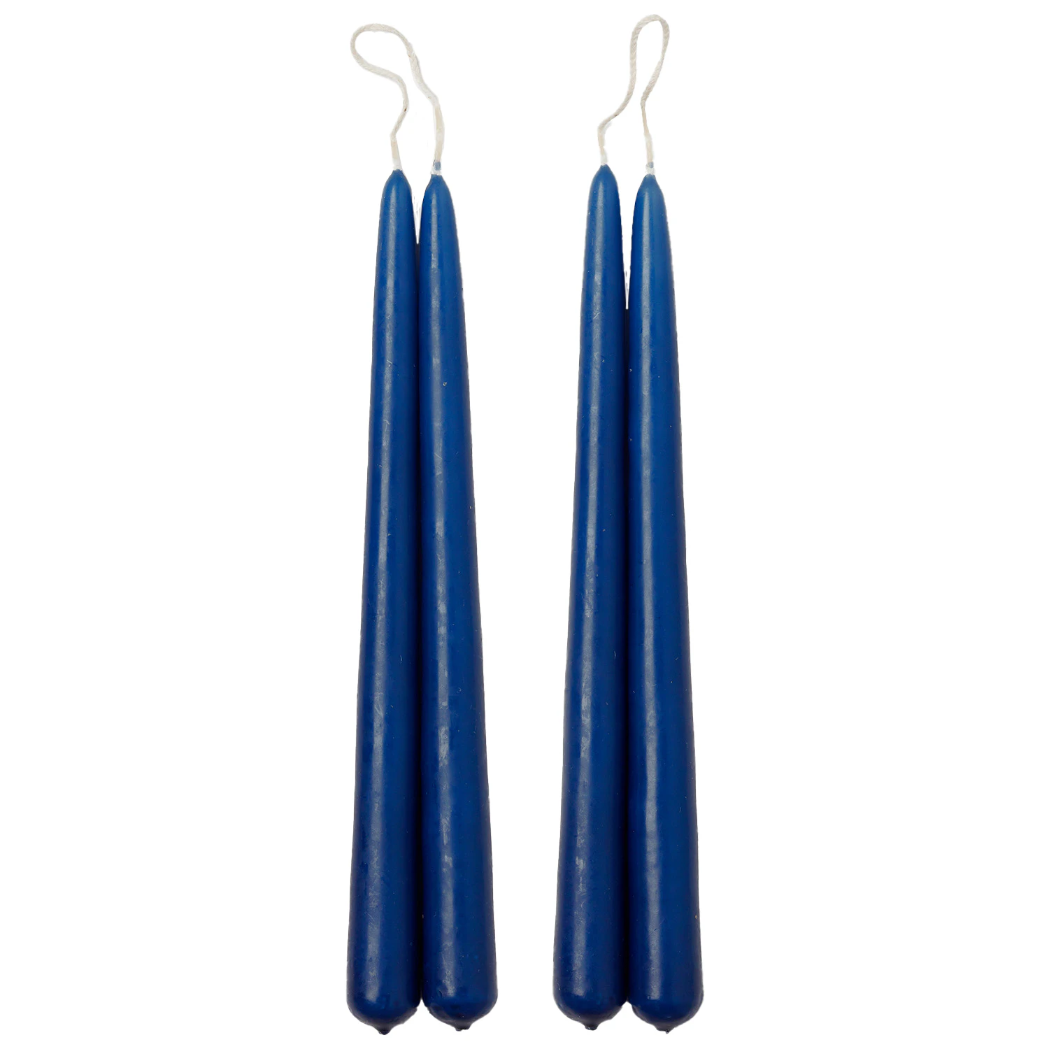 Applicata Blossom Stearinlys 4-pak Cobalt Blue - Lys Paraffin Koboltbl&aring; - BC44