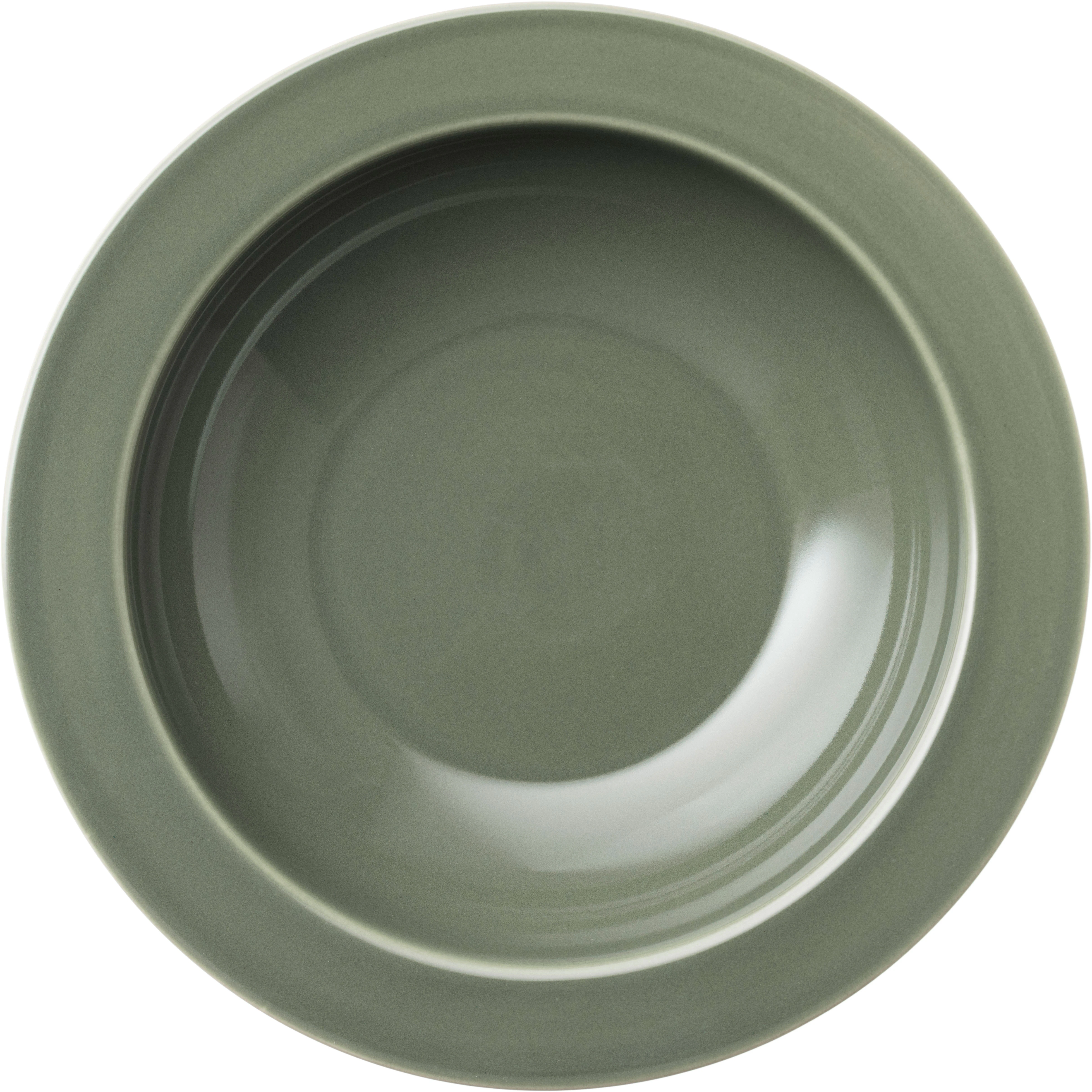 Arabia 24h Dyb Tallerken 22 Cm Vintergr&oslash;n - Dybe tallerkner Vitroporcelain Winter green - 1083894