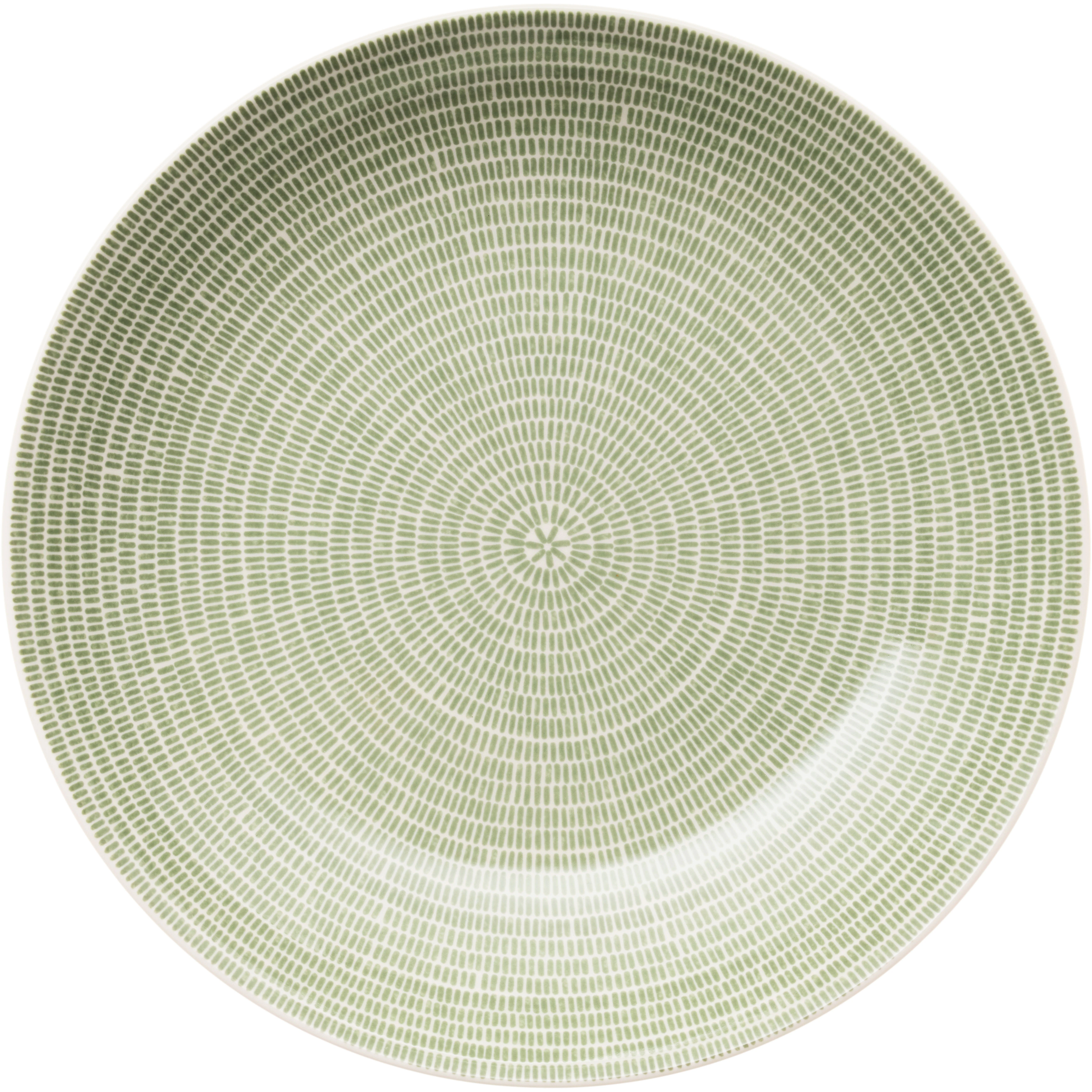 Arabia 24h Dyb Tallerken Avec 24 Cm - Middagstallerkner Vitroporcelain Gr&oslash;n - 1005549