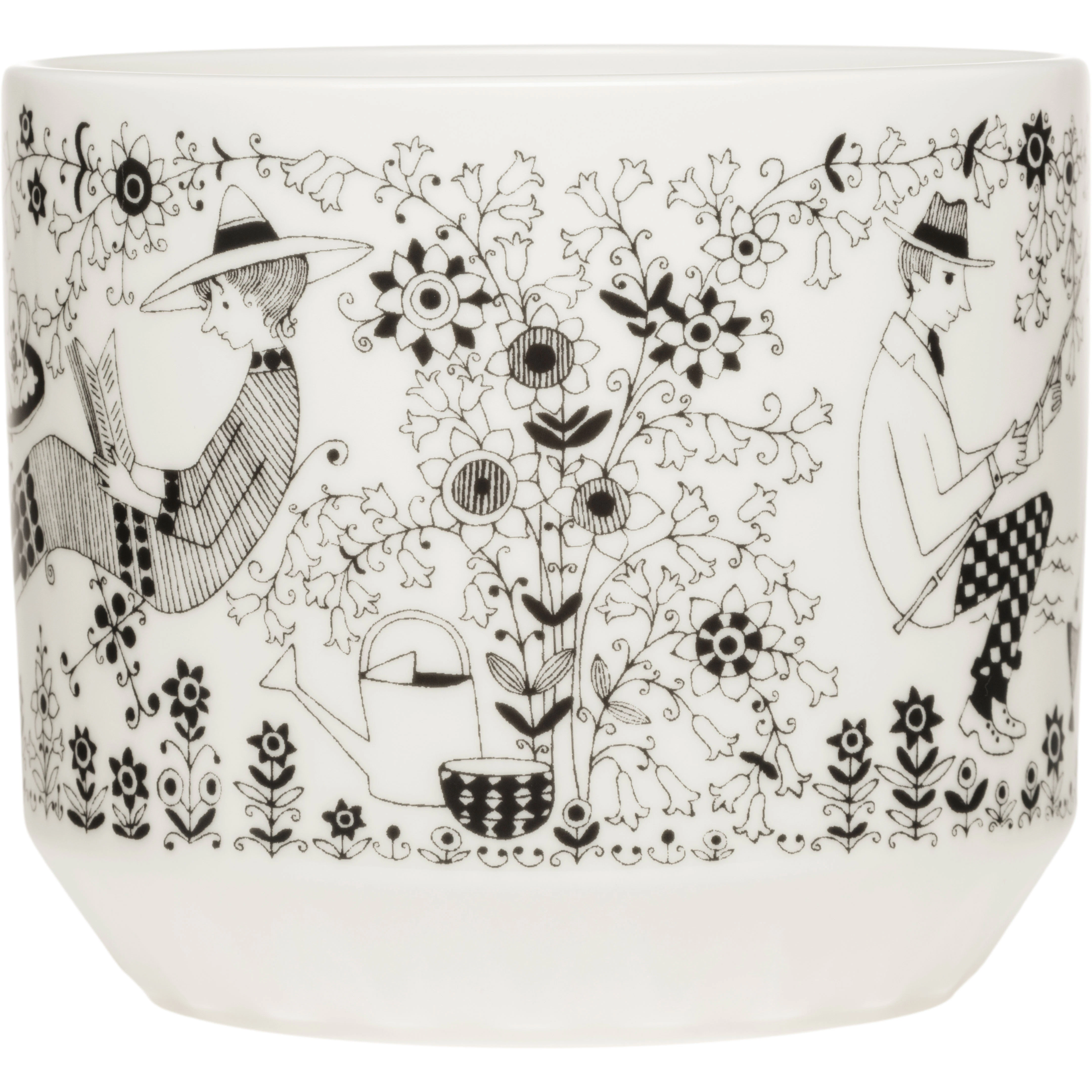 Arabia Emilia Krukke 14 Cm - Krukker Vitroporcelain Hvid - 1078482