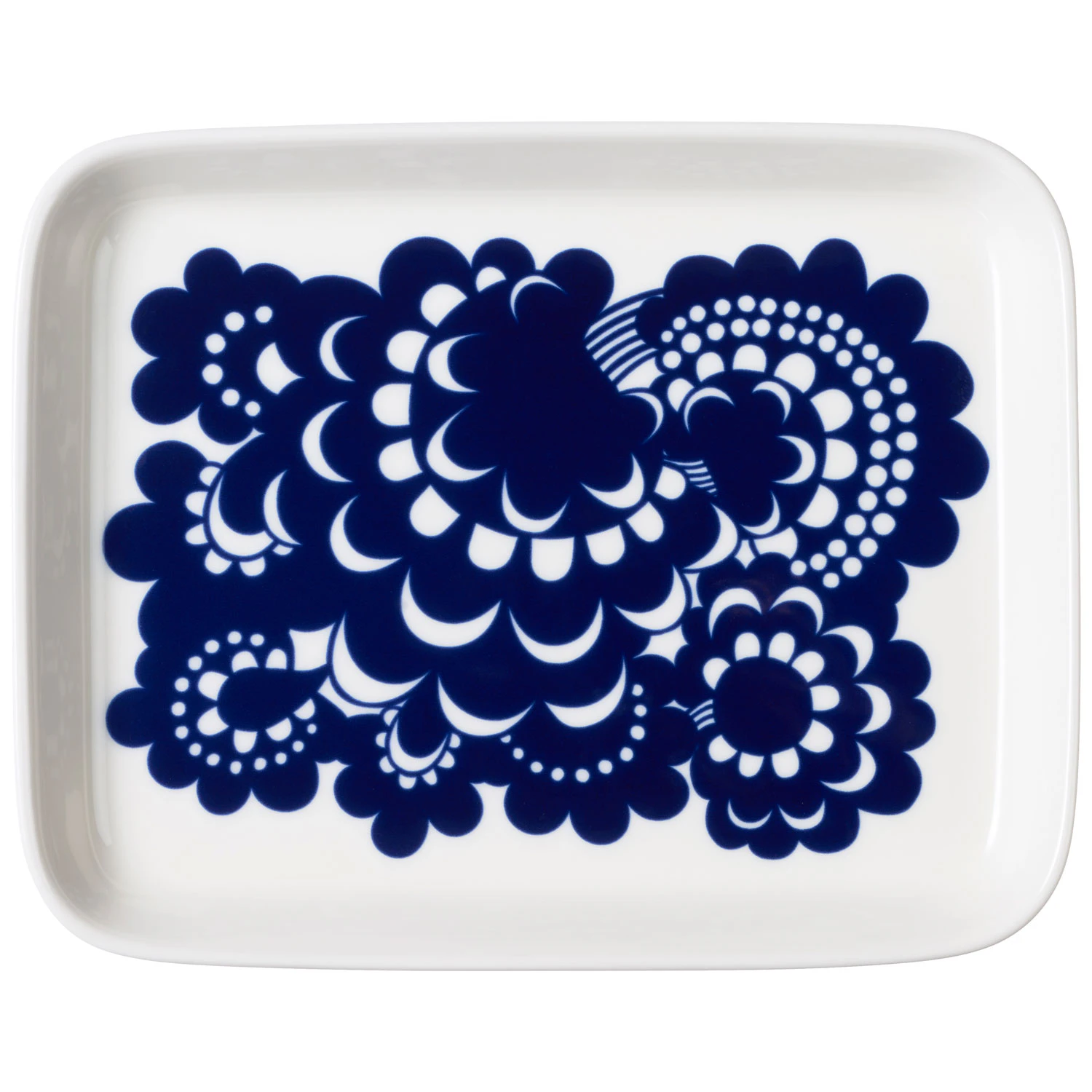 Arabia Esteri Tallerken 15x19 Cm - Middagstallerkner Porcel&aelig;n Bl&aring; - 1070794