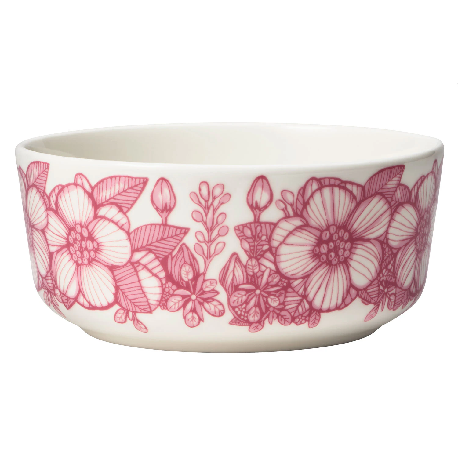 Arabia Huvila Bowl 13 Cm - Serveringssk&aring;le Porcel&aelig;n Hvid - 1027476