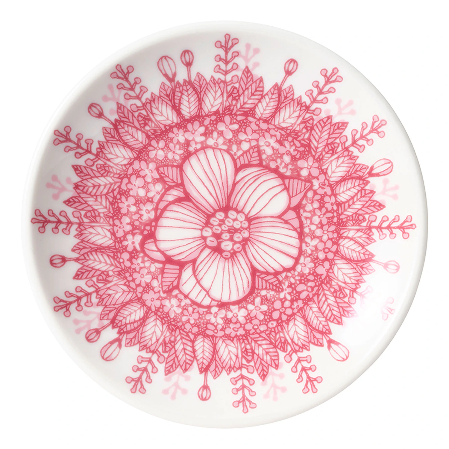 Arabia Huvila Sidetallerken 10,5 Cm - Asietter Porcel&aelig;n Rosa - 1064793