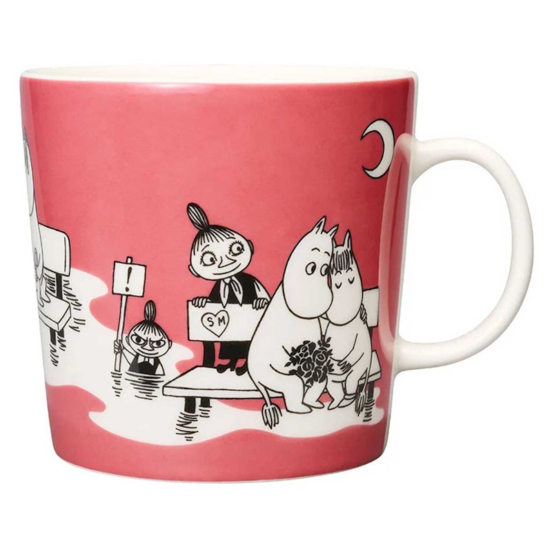 Moomin Krus 40 cl, Rosa