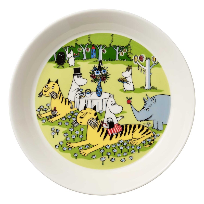 Moomin Tallerken 19 cm, Garden Party