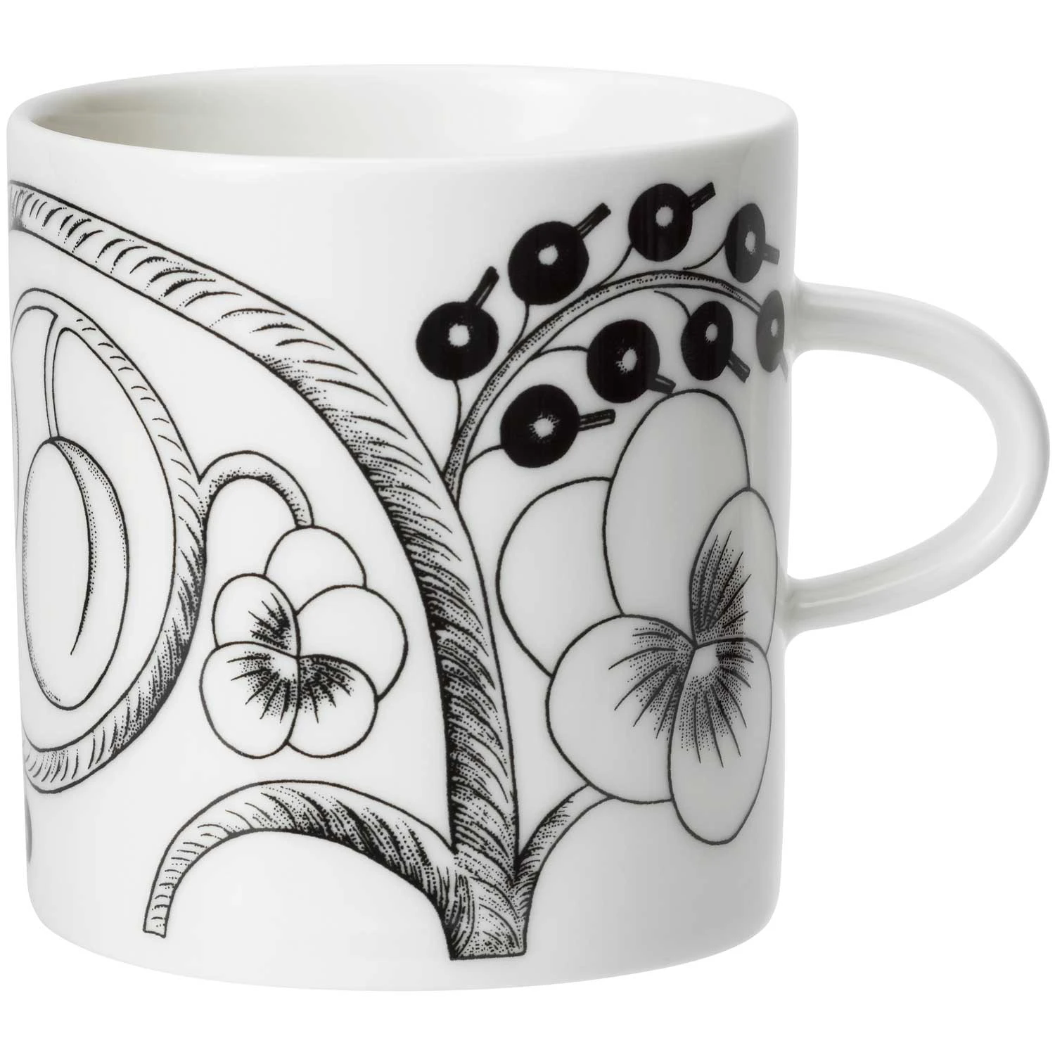 Arabia Paratiisi Krus 24 Cl - Kaffekopper Porcel&aelig;n Sort - 1021003