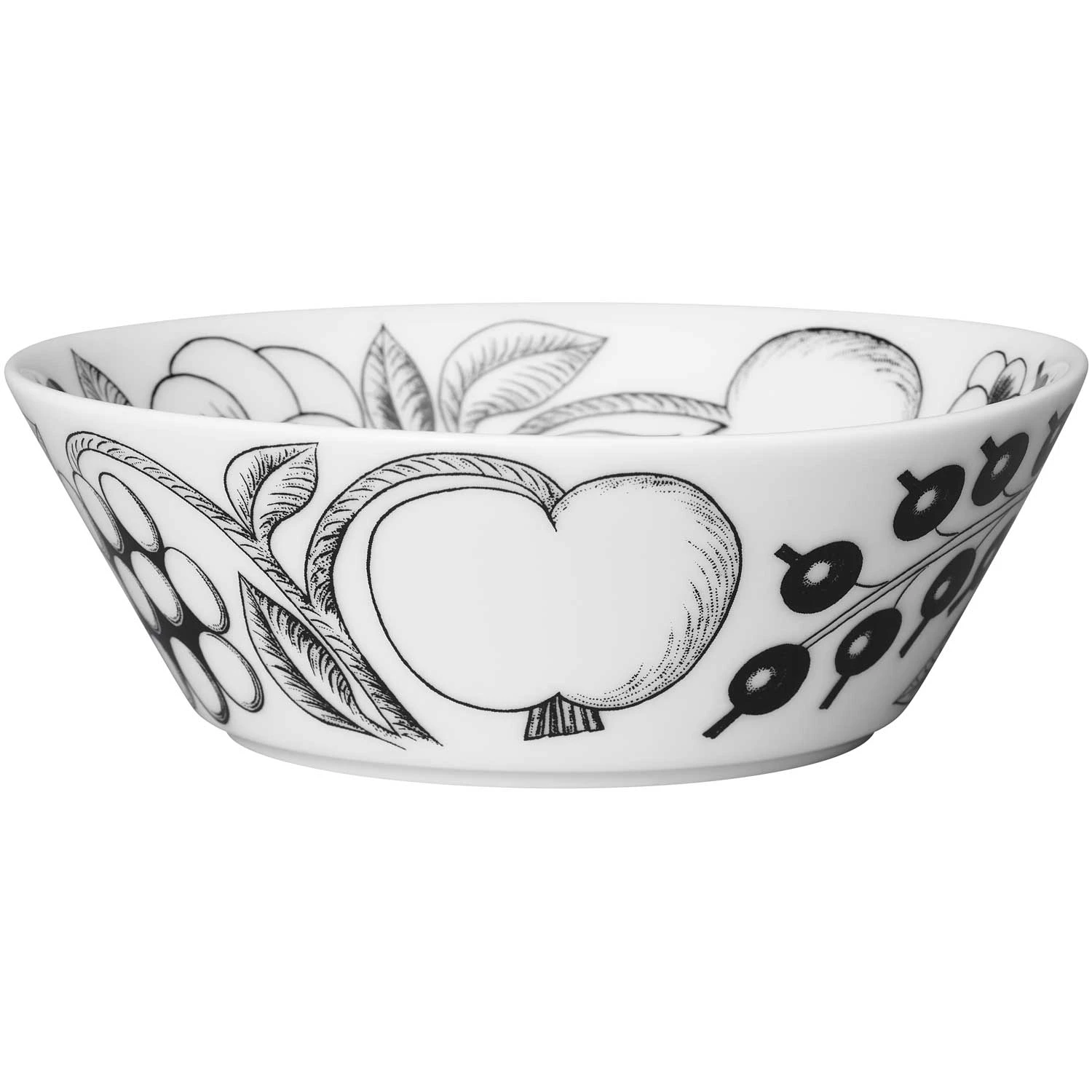 Arabia Paratiisi Sk&aring;l 13 Cm - Serveringssk&aring;le Porcel&aelig;n Sort - 1059707