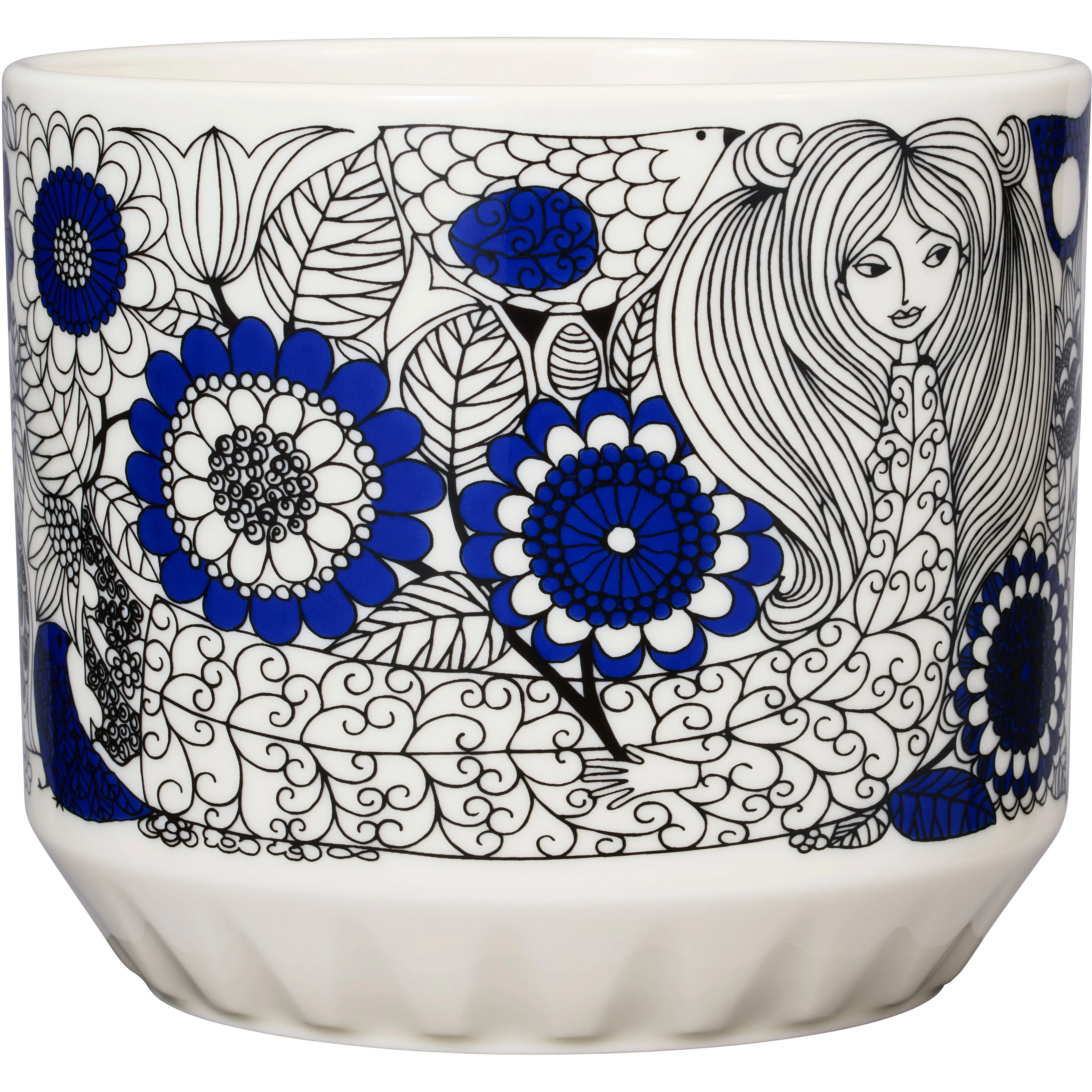 Arabia Pastoraali Pot 12x14 Cm - Krukker Porcel&aelig;n Bl&aring; - 1066908