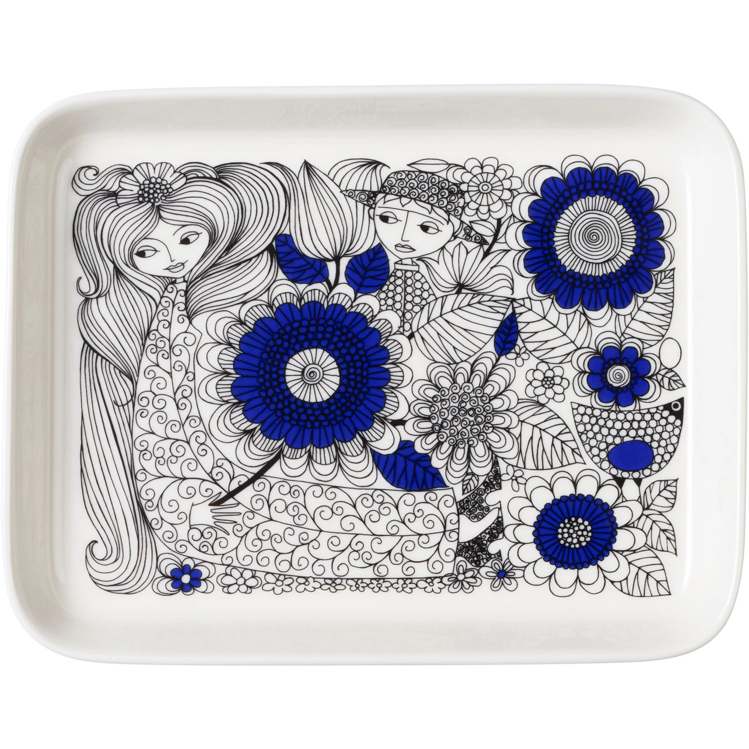 Arabia Pastoraali Tallerken 15x19 Cm - Middagstallerkner Porcel&aelig;n Multi - 1070796