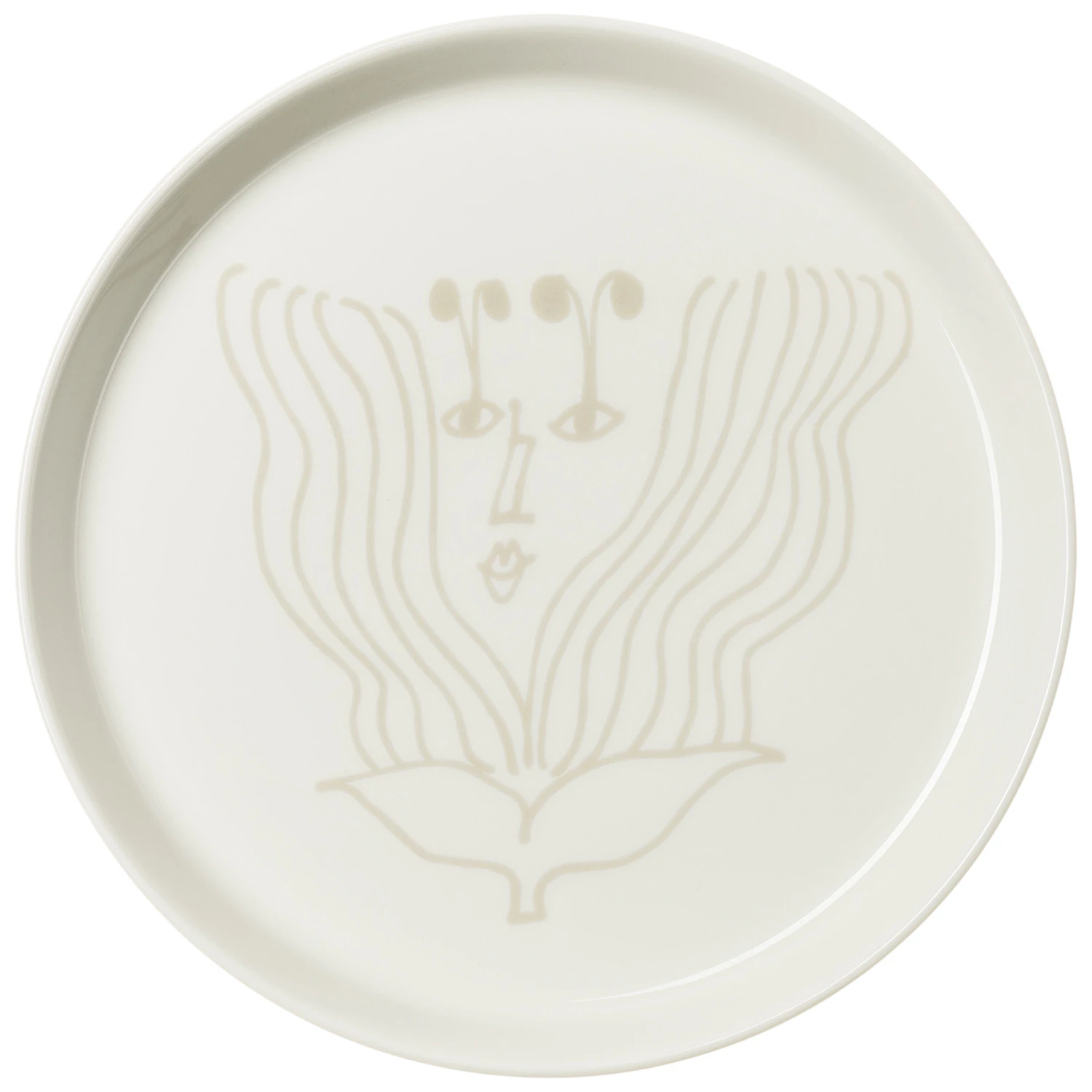 Arabia Puutarhurit Sidetallerken &Oslash;19 Cm - Asietter Porcel&aelig;n Beige - 1077656