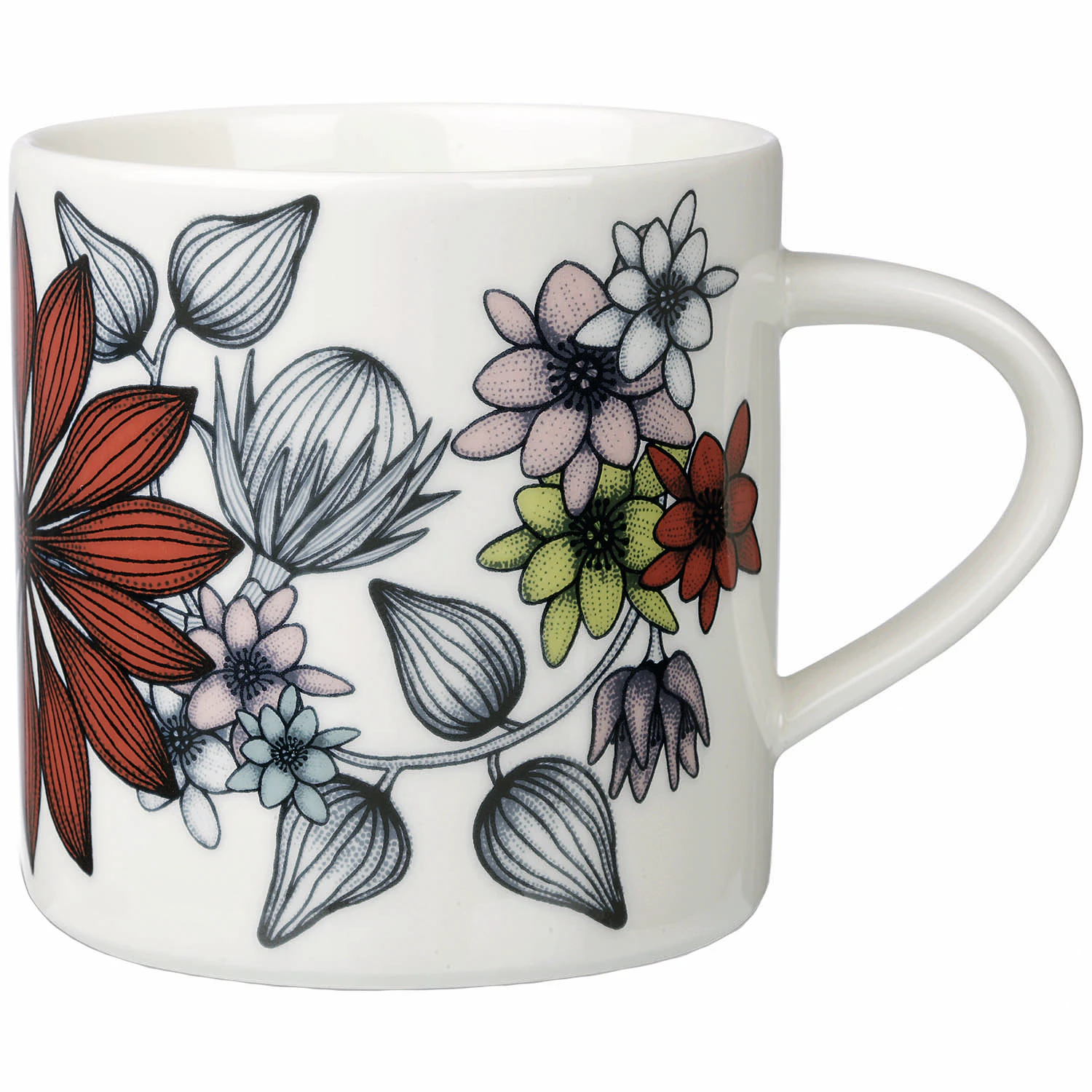 Arabia Runo Krus Sommerstr&aring;le 35 Cl - Kaffekopper Porcel&aelig;n Multi - 1005427