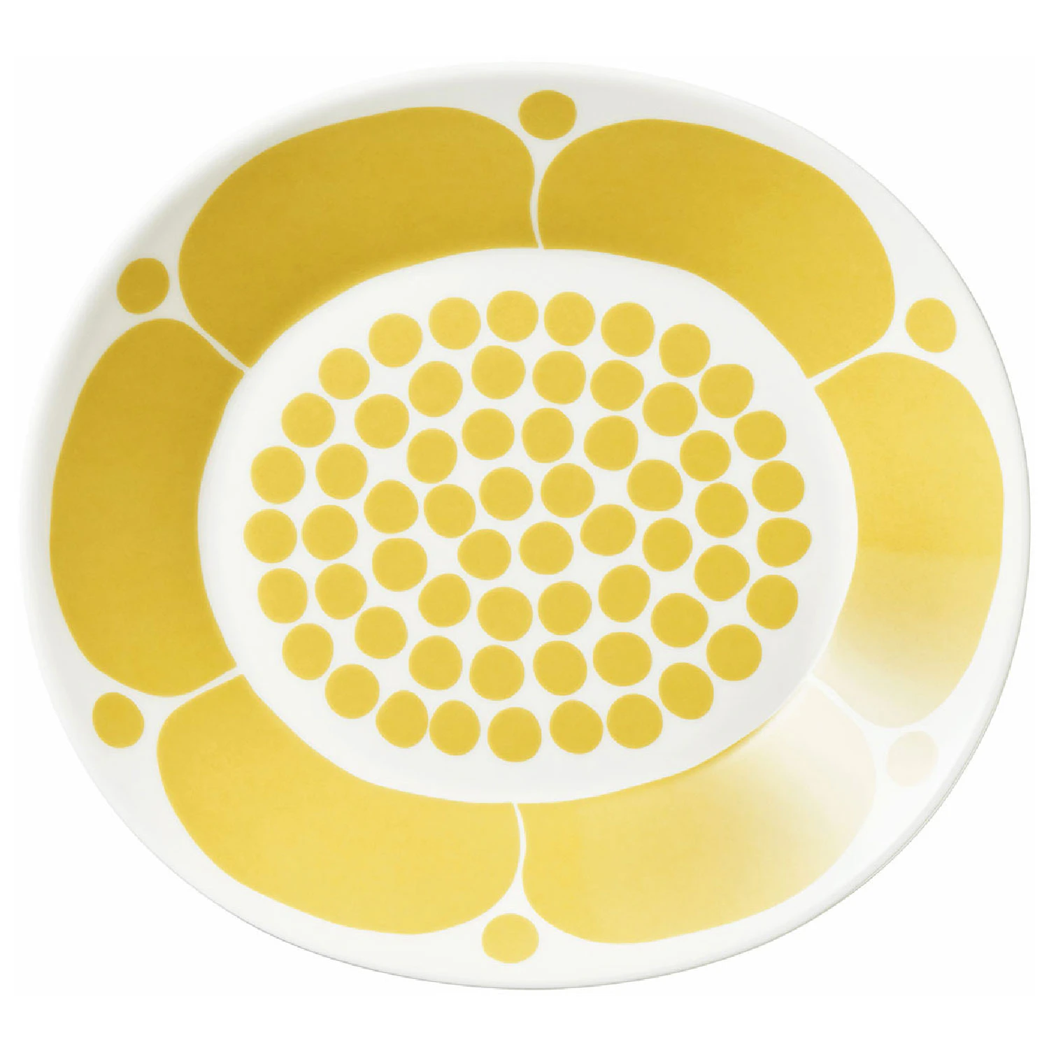 Arabia Sunnuntai Oval Plate 25 Cm - Middagstallerkner Porcel&aelig;n Gul - 1028202