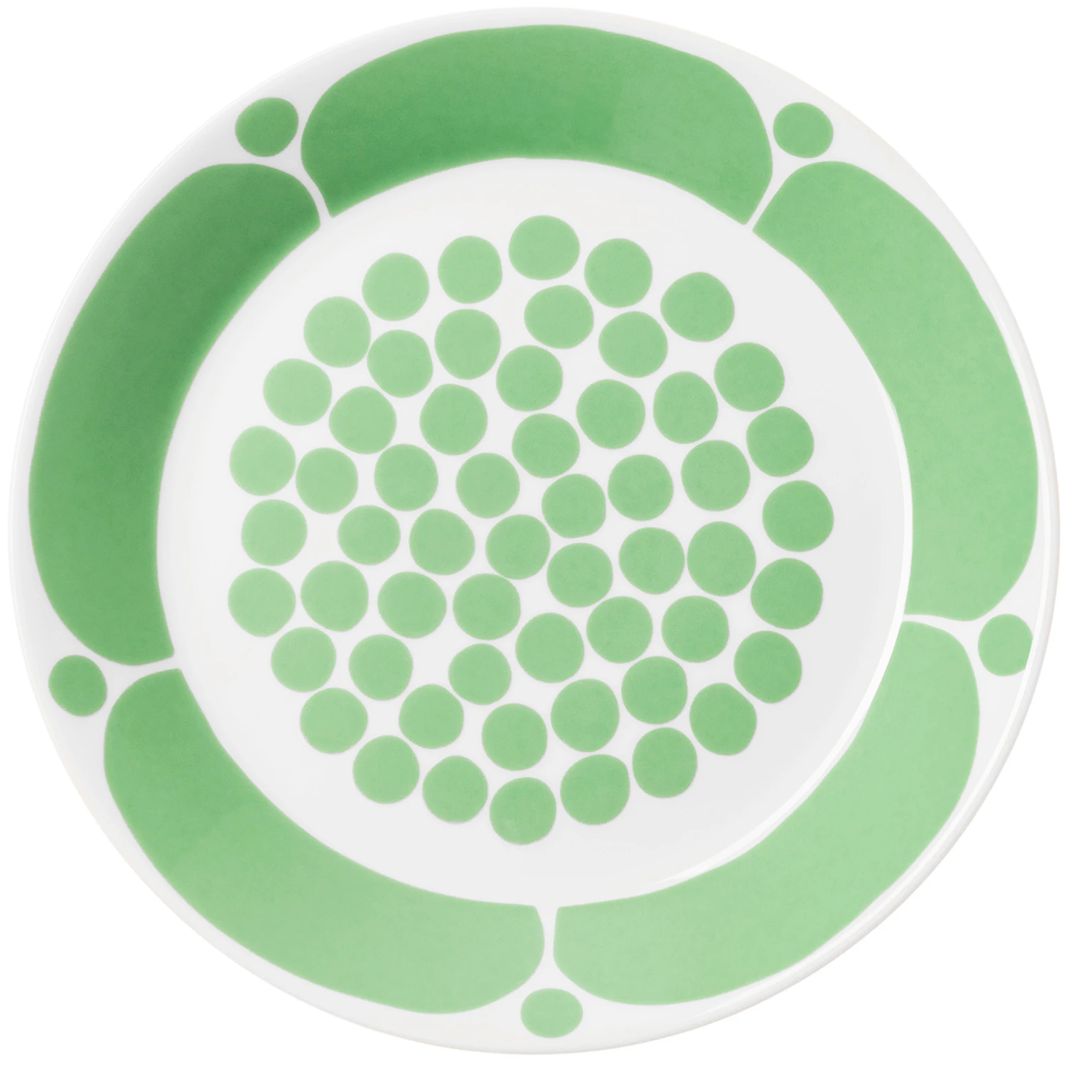 Arabia Sunnuntai Tallerken 21 Cm - Middagstallerkner Porcel&aelig;n Gr&oslash;n - 1077672