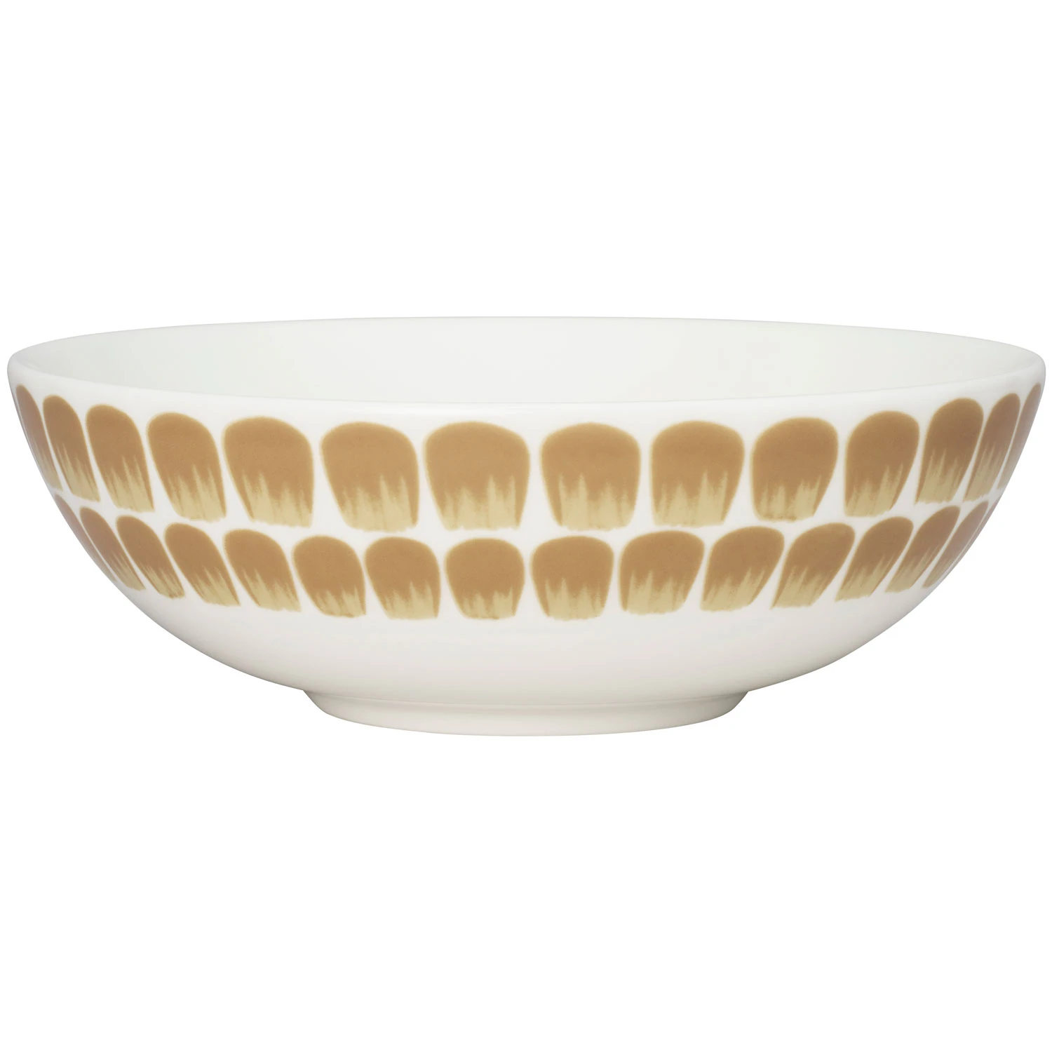 Arabia Tuokio Sk&aring;l Beige 16 Cm - Serveringssk&aring;le Porcel&aelig;n Hvid - 1070774