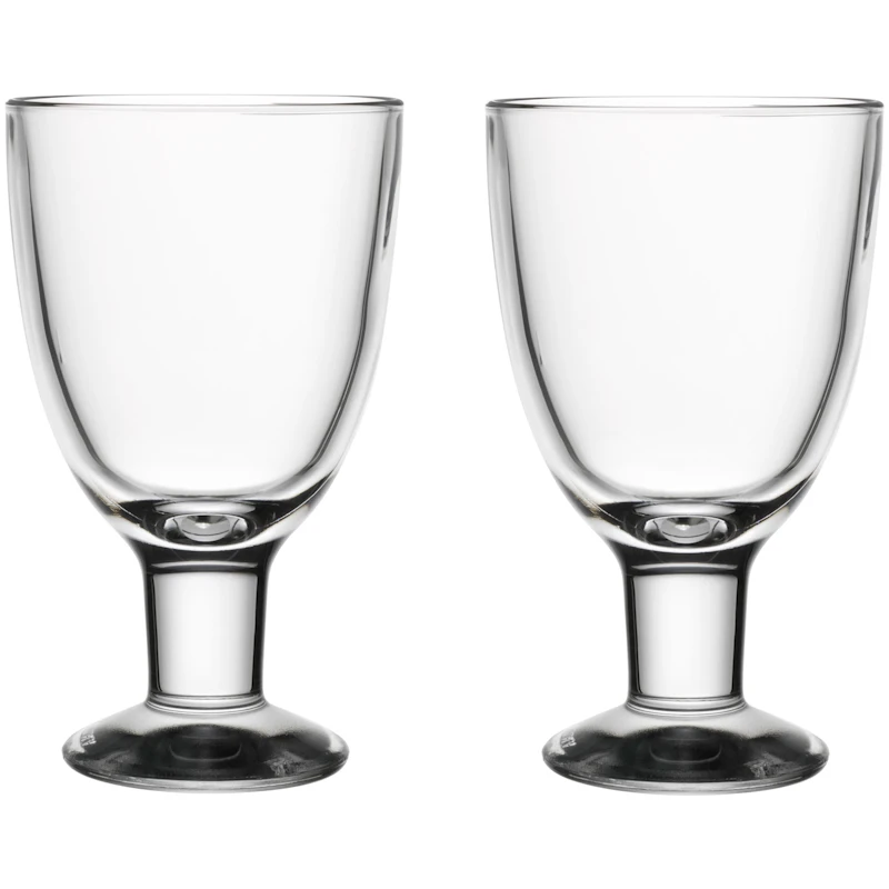 Verna Drikkeglas 2-pak 22 cl, Klart