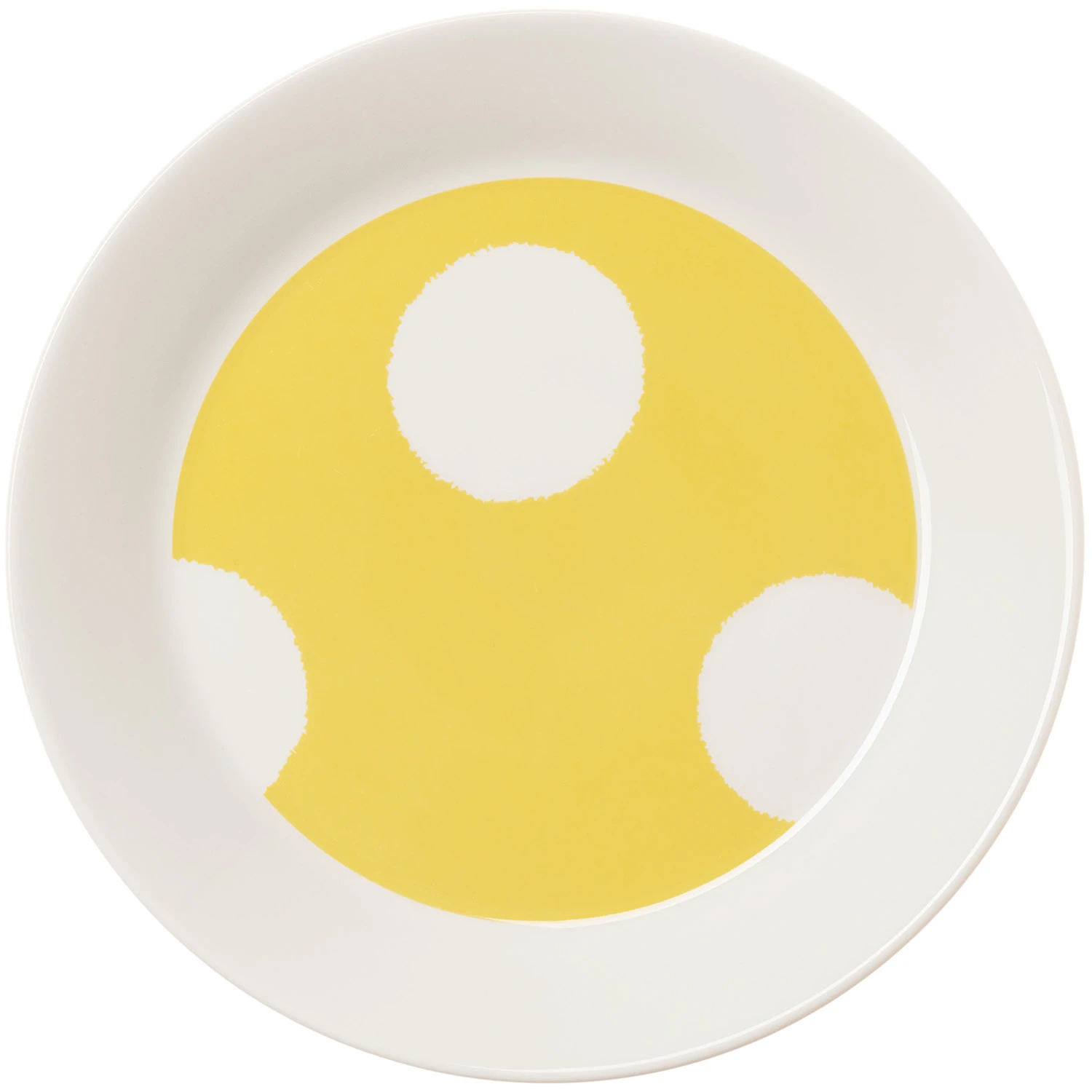 Arabia Vuokko Tallerken 21 Cm - Asietter Porcel&aelig;n Gul - 1077319