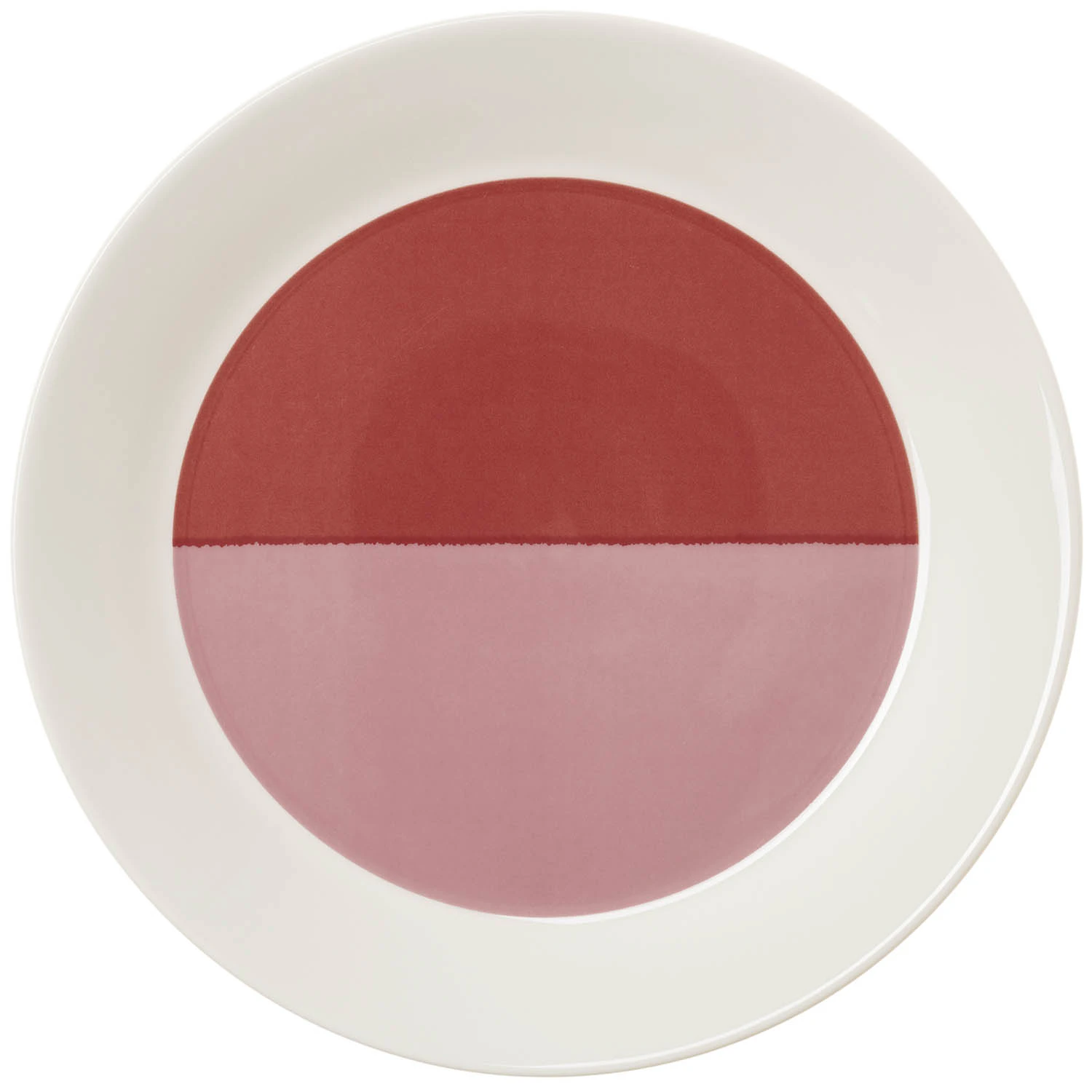 Arabia Vuokko Tallerken 21 Cm /r&oslash;d - Asietter Porcel&aelig;n Rosa - 1077321