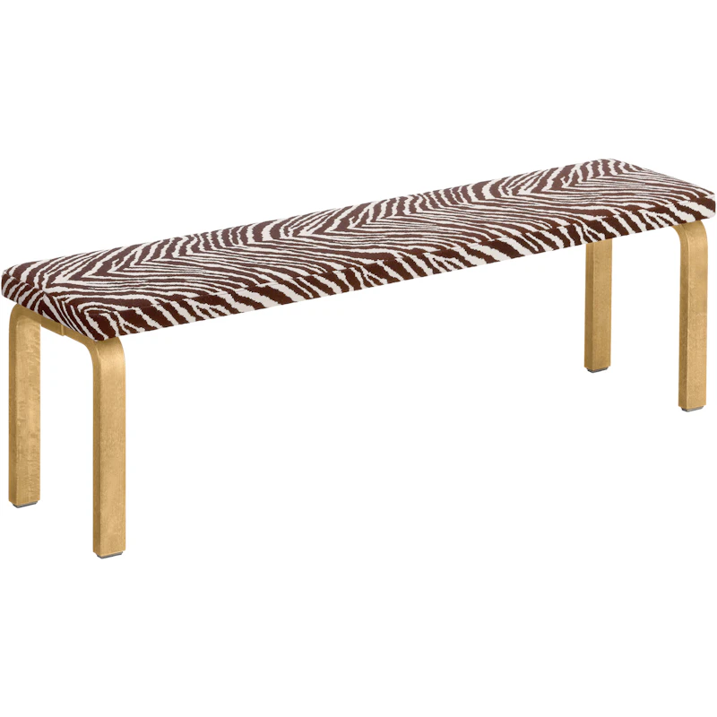168B Bænk, Honningbejdset / Zebra