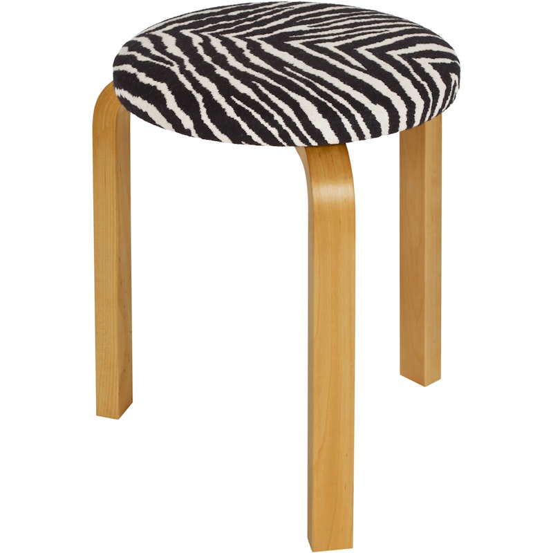 60 Taburet, Honningbejdset / Zebra