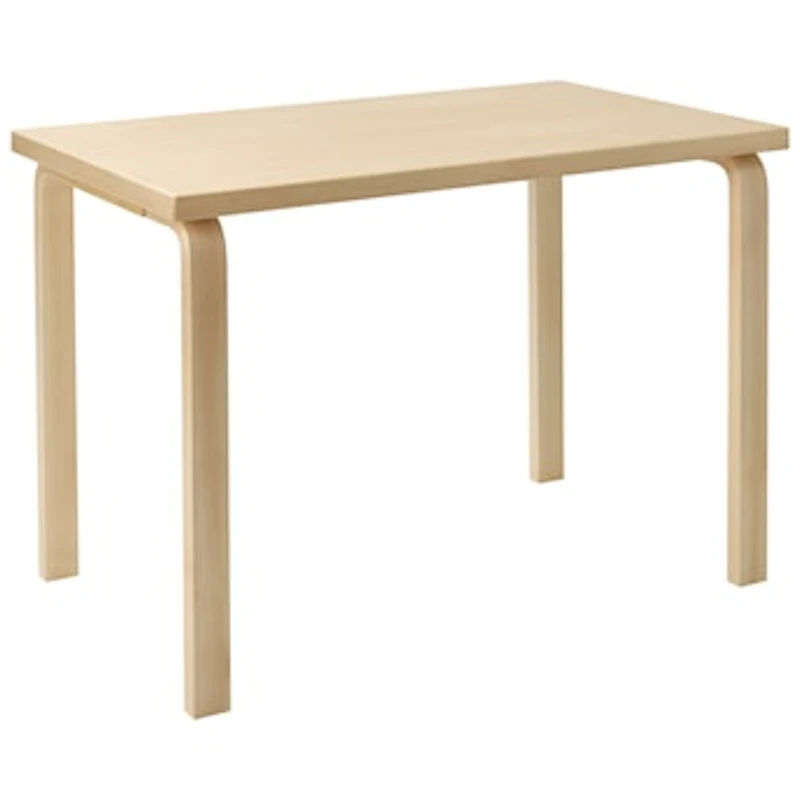 Aalto 80B Bord Rektangulær 60x100 cm, Birk