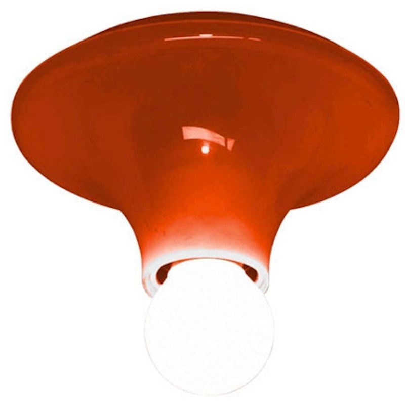 Teti Væg-/Loftslampe, Transparent Orange