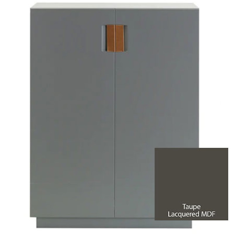 Frame 80 High Cabinet, Taupe