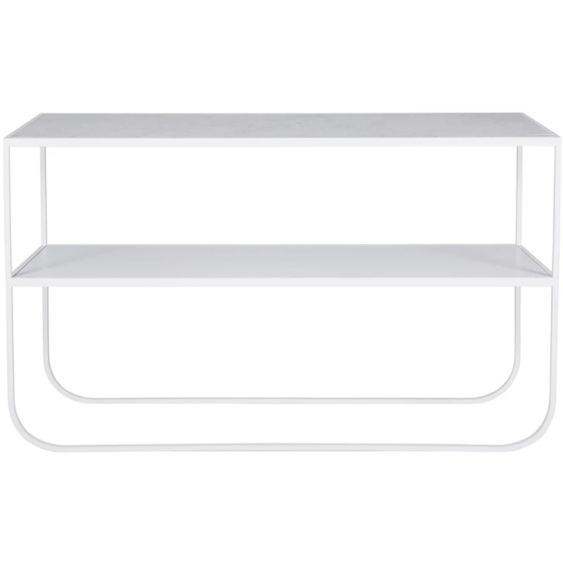 Tati Console 120 Carrara Marble White