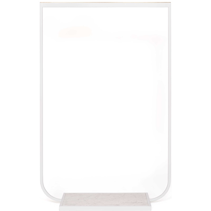Tati Knagerække 100 cm, Hvid / Carrara Marmor