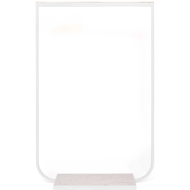 Tati Knagerække 100 cm, Hvid / Carrara Marmor