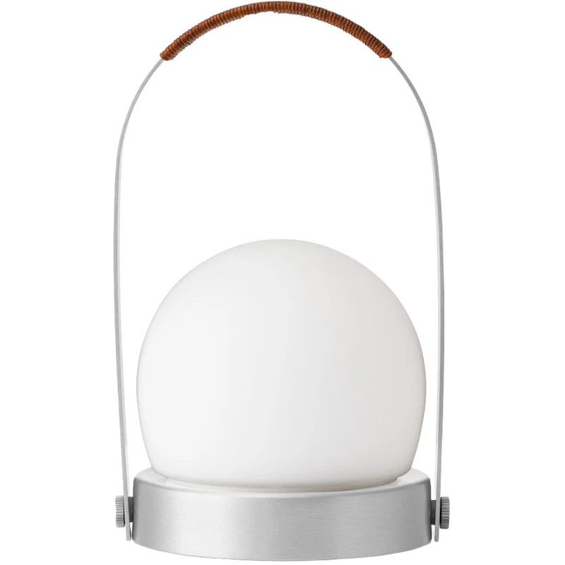 Carrie Bordlampe Bærbar, Brushed Aluminium