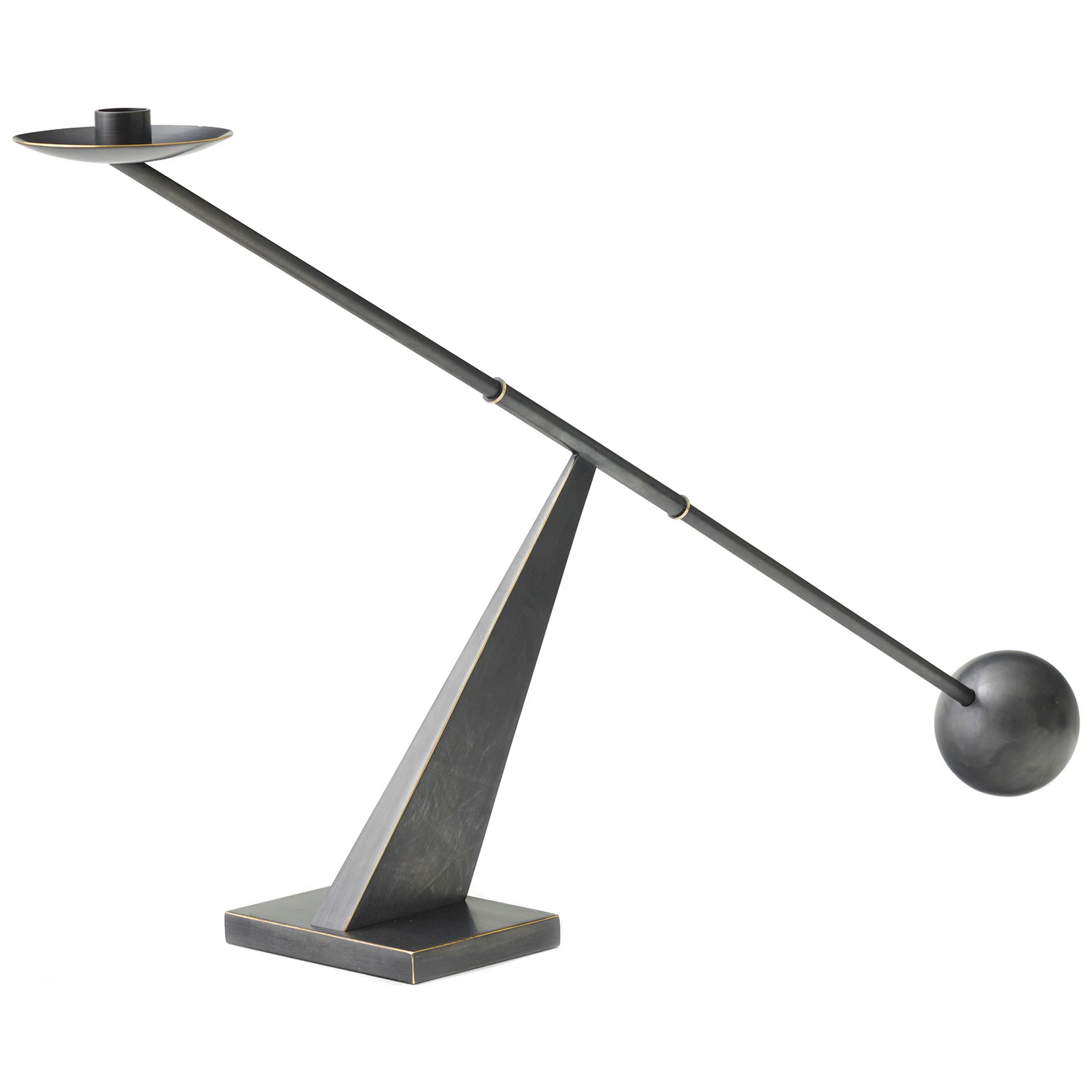 Audo Copenhagen Interconnect Lysestage Bronzeret Messing - Lysestager Bruneret Messing Bronzed - 71033-001062