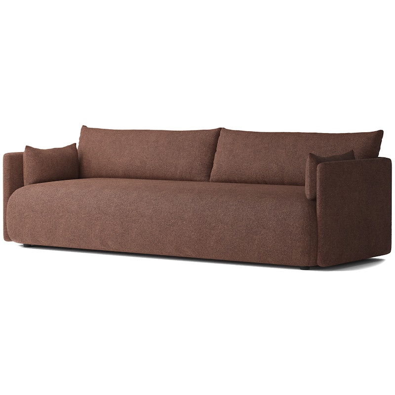 Offset 3-personers Sofa, Bouclé Bordeaux