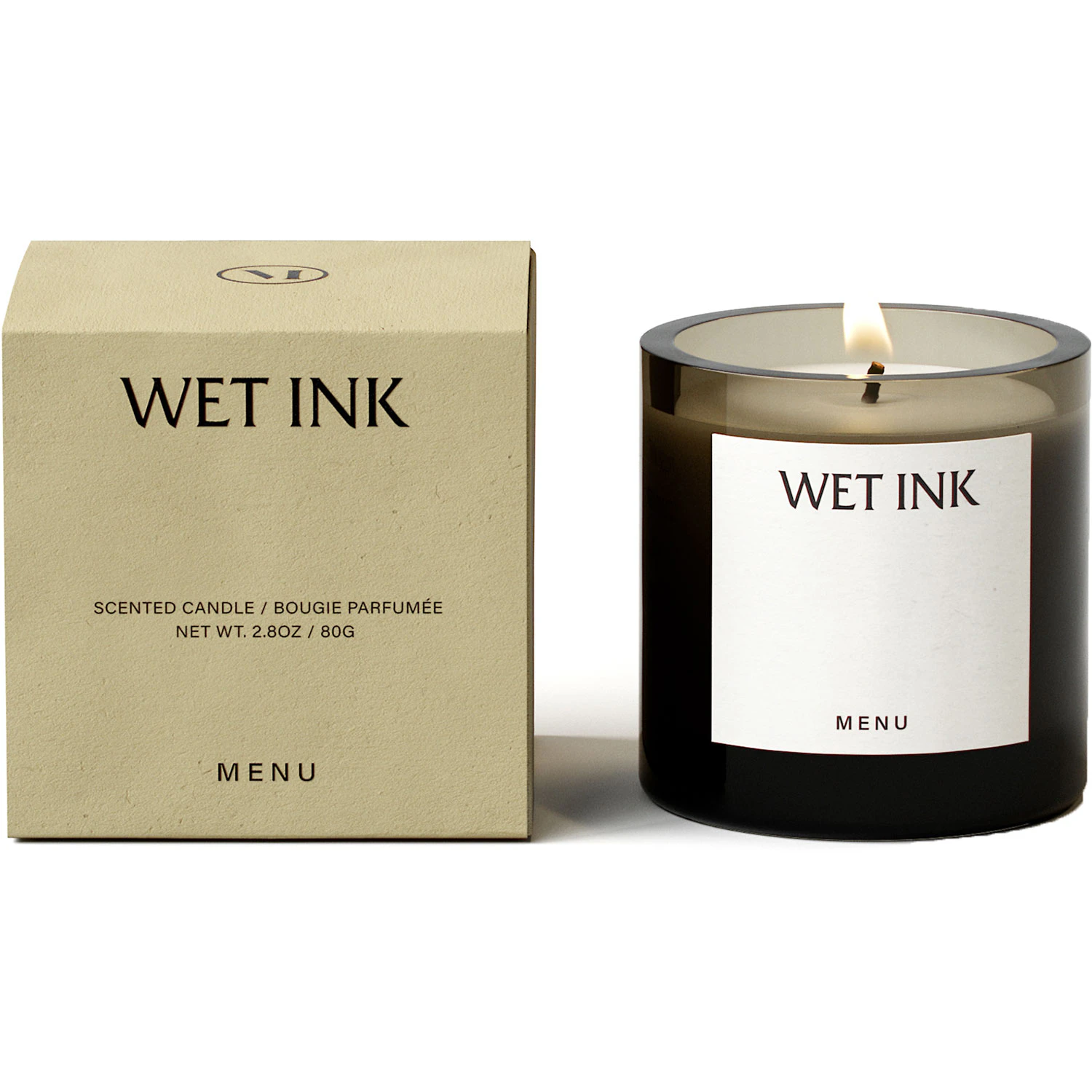 Audo Copenhagen Olfacte Duftlys 80 Gr Wet Ink - Duftlys Glas - 71186-000782