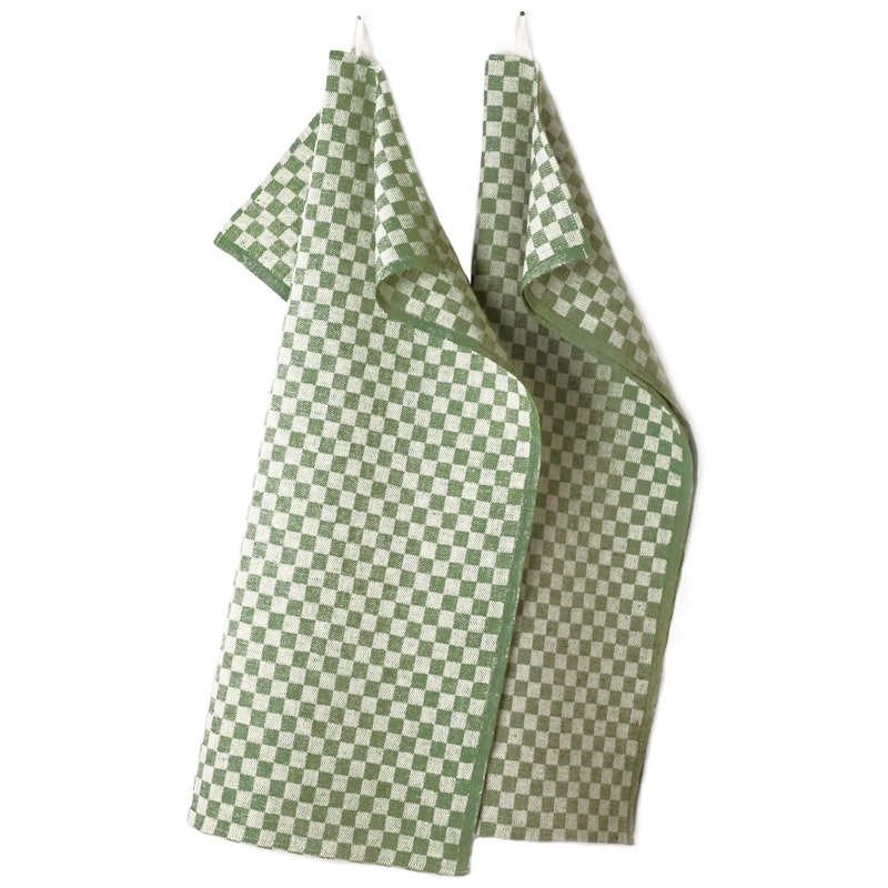 Schack Viskestykke 50X70 cm 2-pak, Mørkegrønt