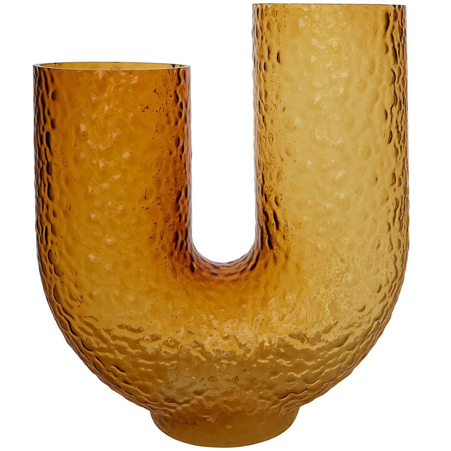Aytm Arura Vase farvet Stor - Vaser Mundbl&aelig;st Glas Rav - 506790633083