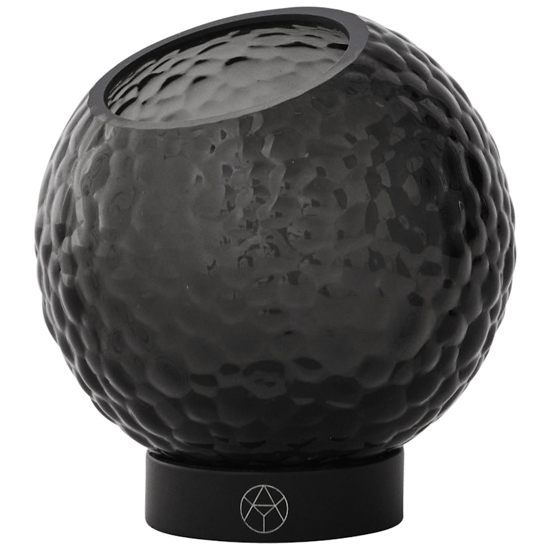 Globe Bubbles Lysestage Ø10 cm, Sort