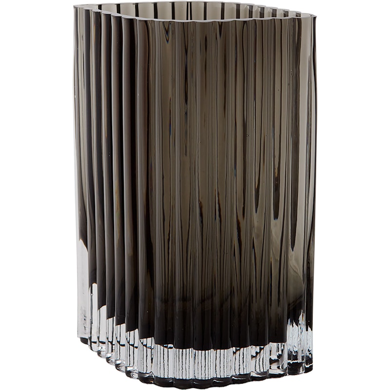 Folium Vase 25 cm, Sort