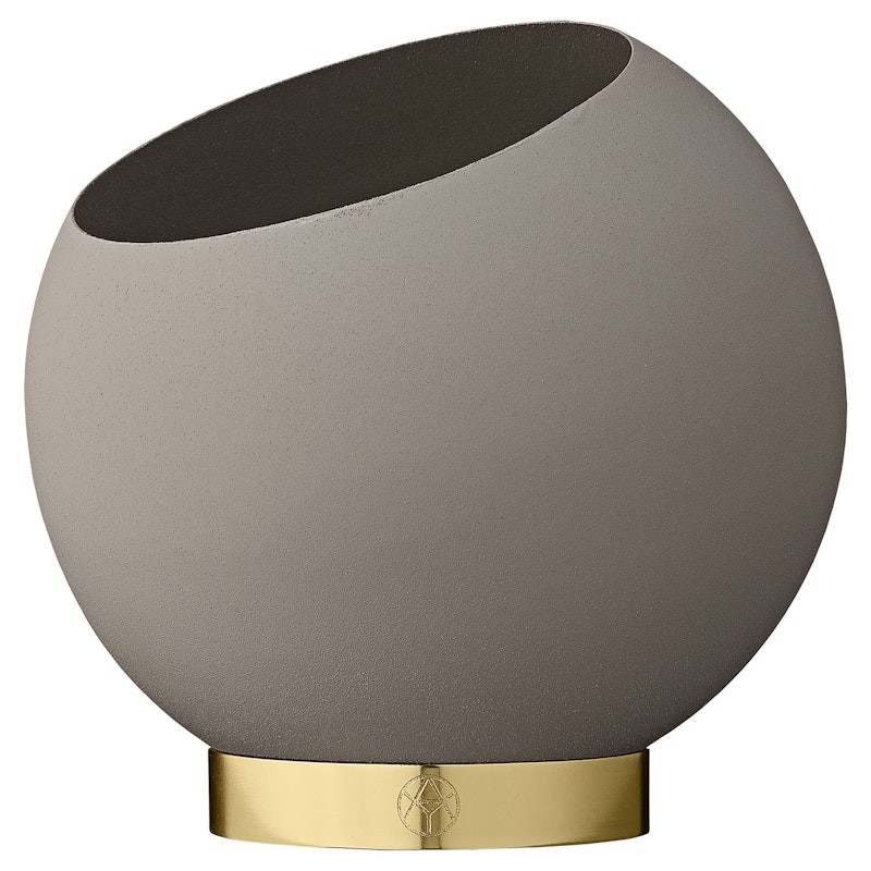 Globe Blomsterkrukke Ø17 cm, Taupe