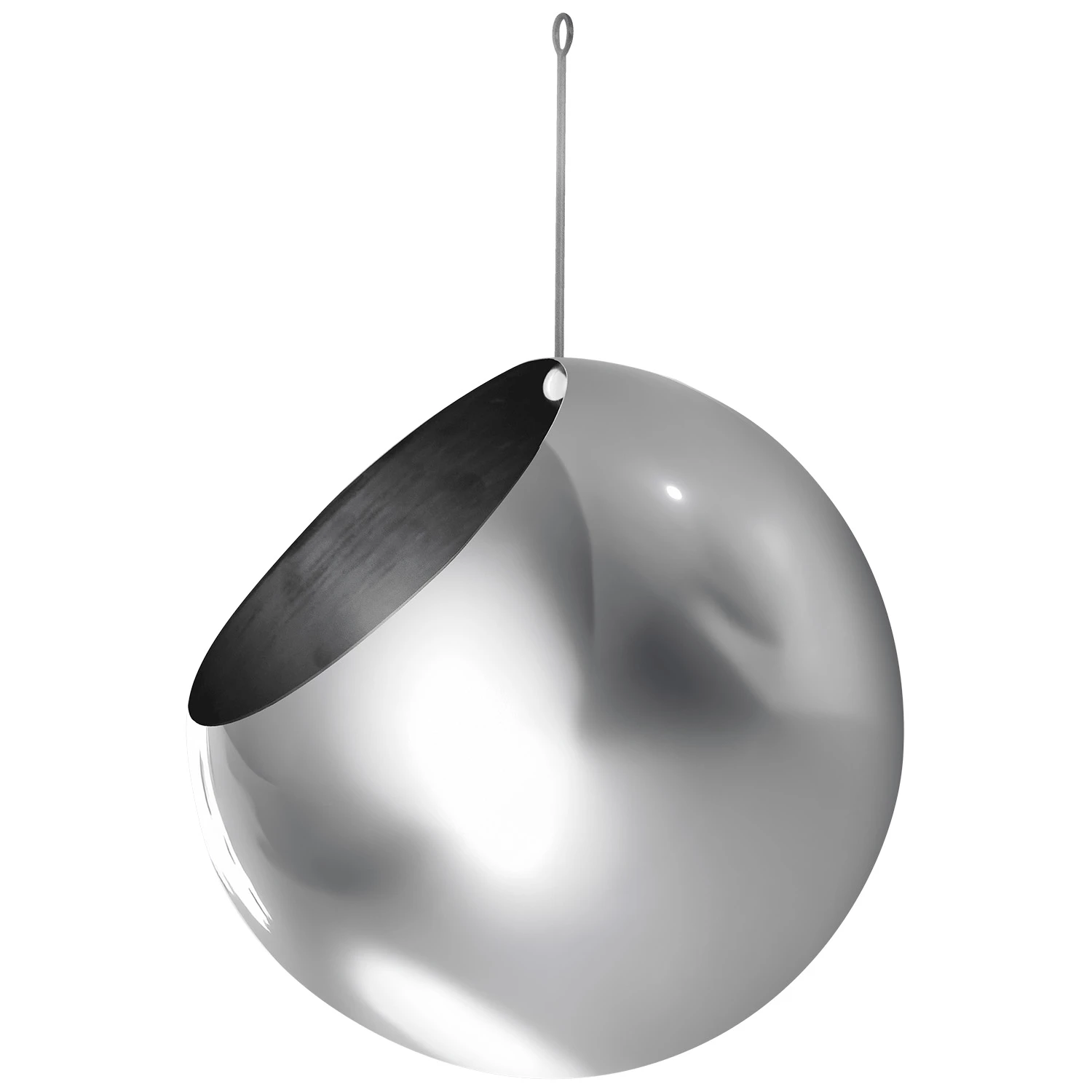 Aytm Globe H&aelig;ngekrukke &Oslash;21 Cm S&oslash;lv - Krukker Rustfrit St&aring;l Silver - 509510004012