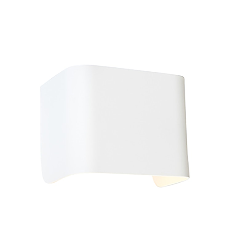 Taurus Wall Lamp Outdoor, White Texture