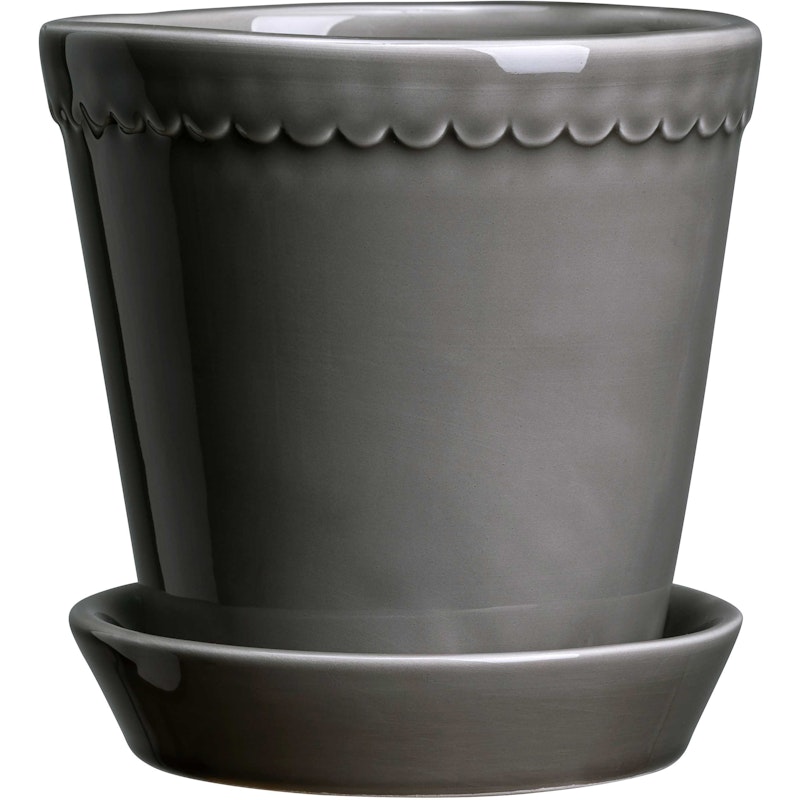 Helena Krukke Med Underkop 18 cm, Pearl Grey