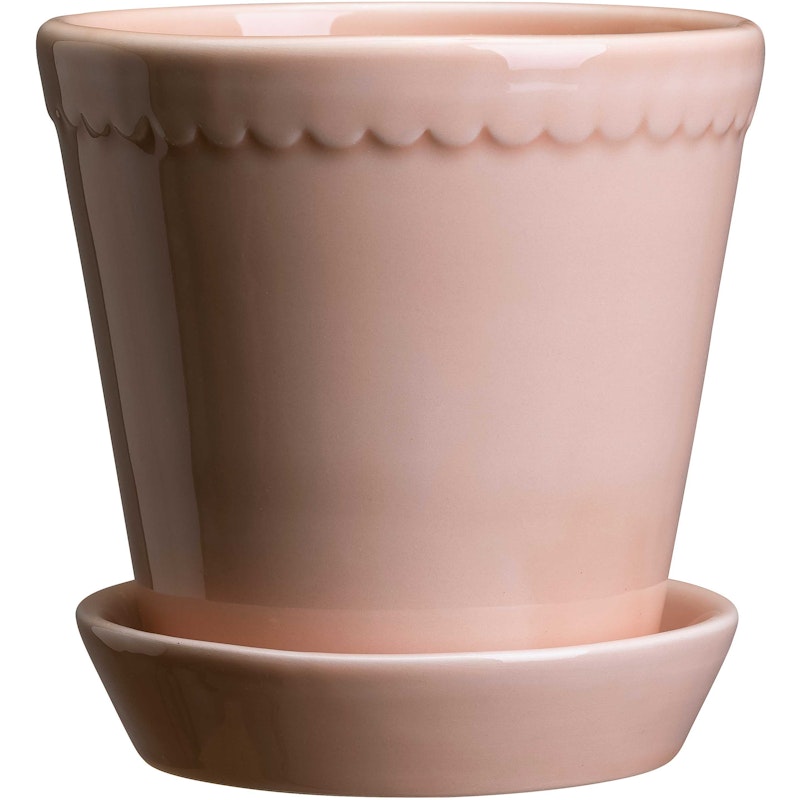 Helena Krukke Med Underkop 18 cm, Quartz Rose