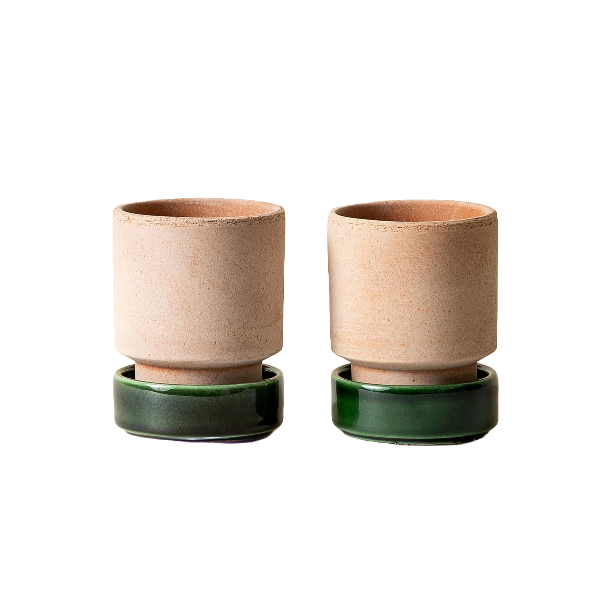 Bergs Potter Hoff Krukke 2-pak - Krukker Keramik Rosa - HORCG8S-2