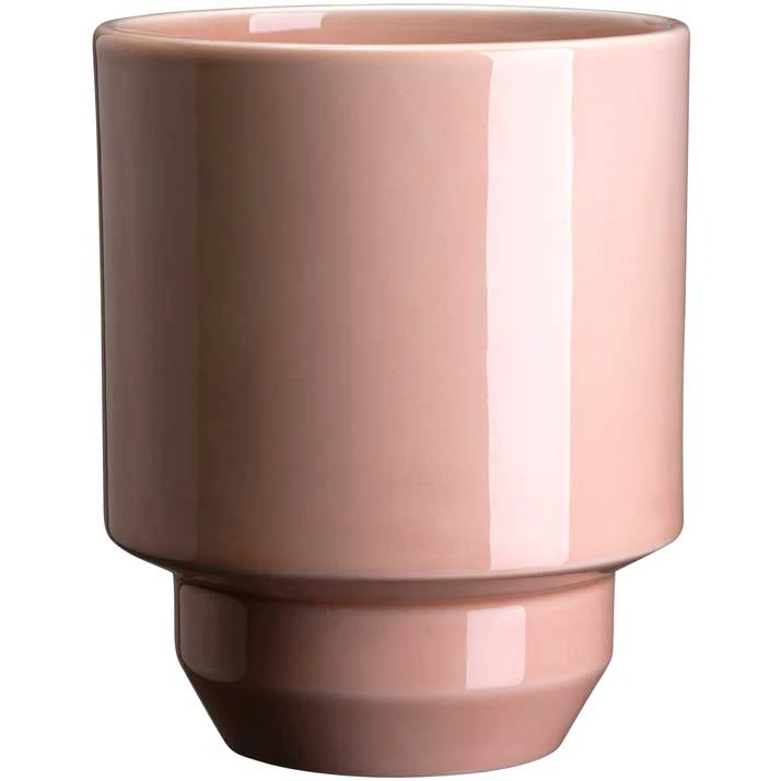 Bergs Potter Hoff Krukke Uden Dr&aelig;ningshul 14 Cm - Krukker Terrakotta Quartz Rose - ITA-HOCQ14P-8