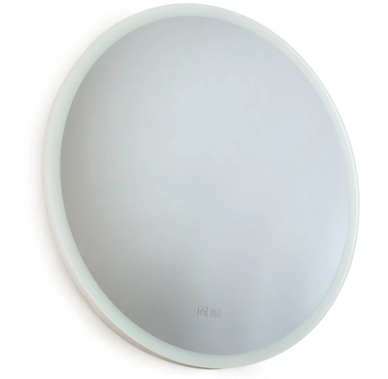 IO Vægspejl Med LED-lys Ø60 cm