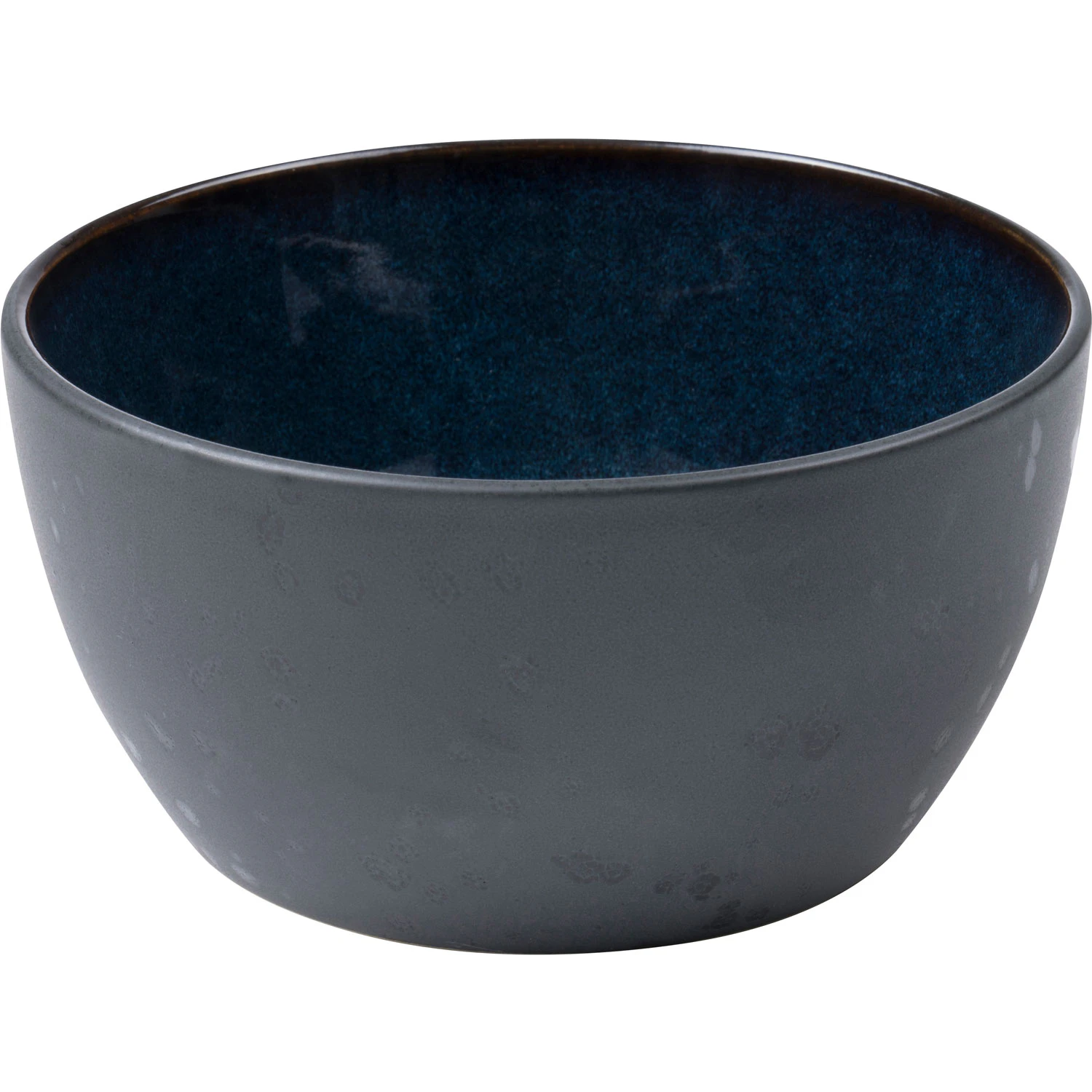 Bitz Bowl 14 Cm Black/dark Blue - Serveringssk&aring;le Stent&oslash;j Sort - 821370