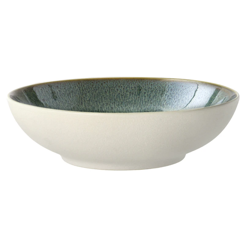 Gastro Pastatallerken 20 cm, Grøn / Hvid