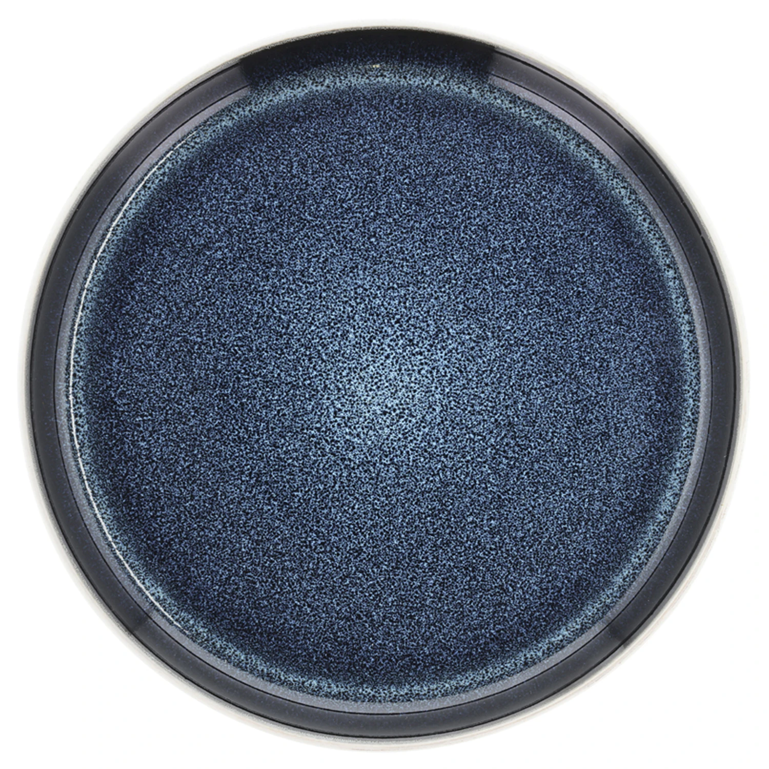 Bitz Gastro Tallerken &Oslash;21 Cm M&oslash;rkebl&aring; / - Middagstallerkner Stent&oslash;j Hvid - 37541